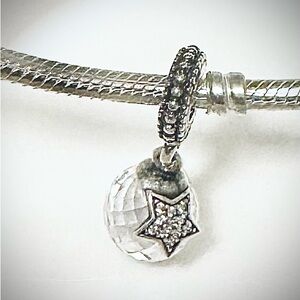 Pandora Moon and Star Silver Charm